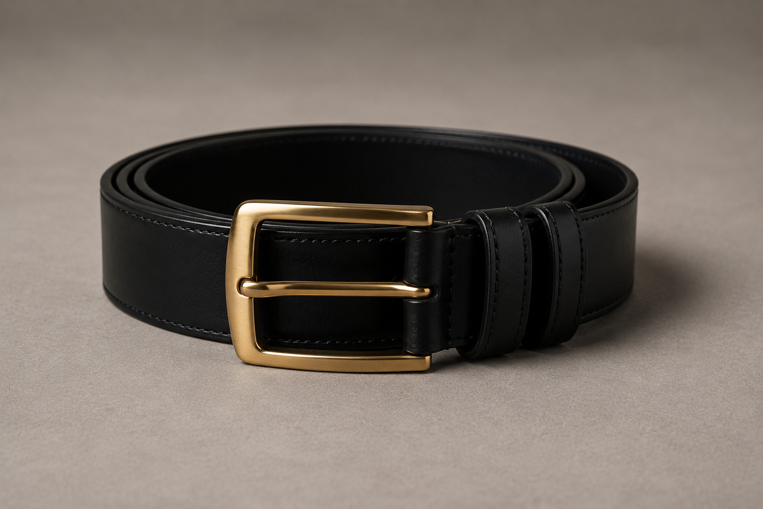 Full Grain Leather Belt, front